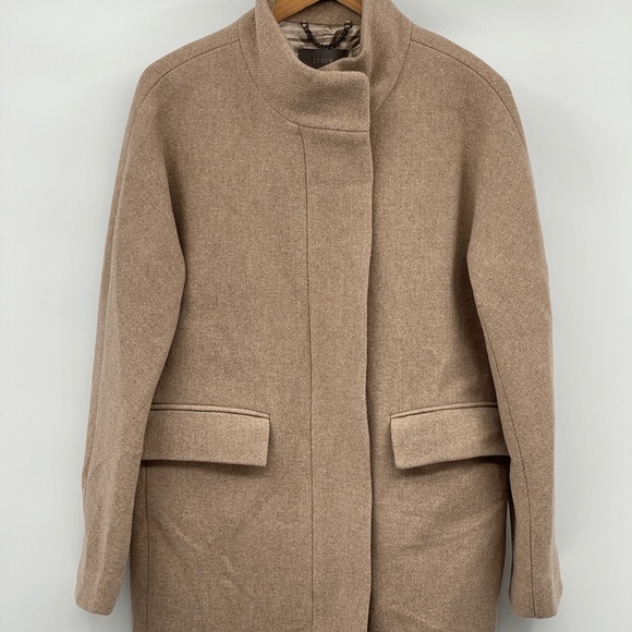 J.Crew Cocoon Coat in Italian Stadium-Cloth - Picture 3 of 5